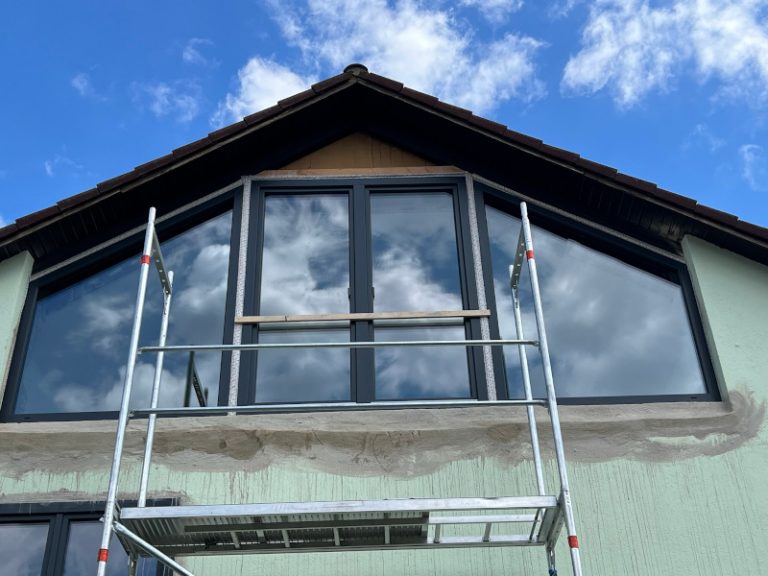 Fensterfront Außenansicht, Altbau/Renovierung